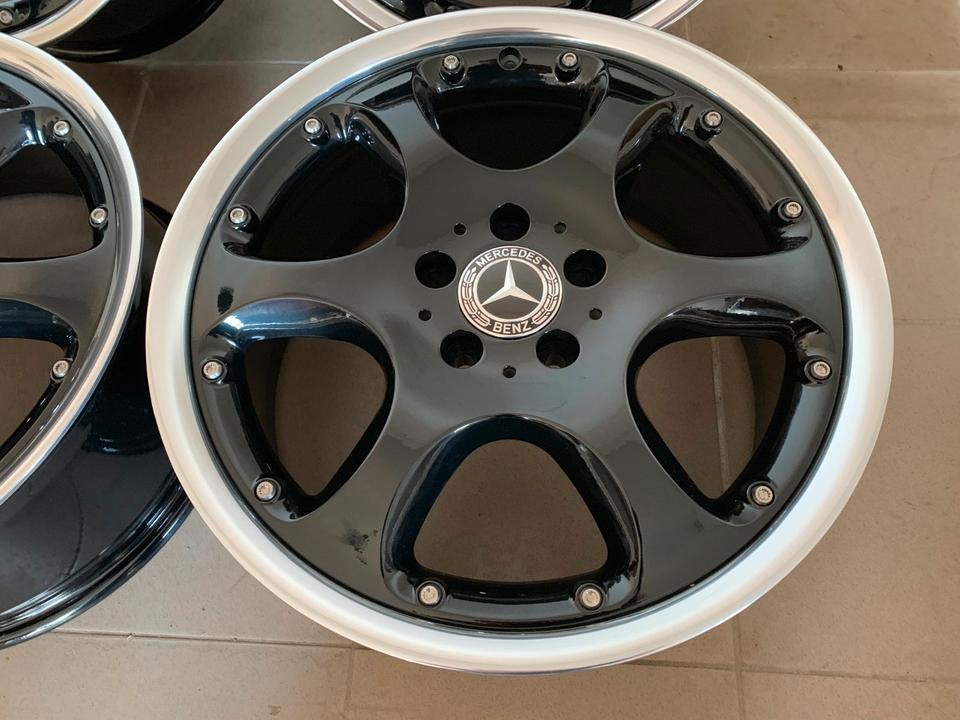 Genuine Mercedes 18 Albireo Silver Arrow Alloy Wheels - Image 10