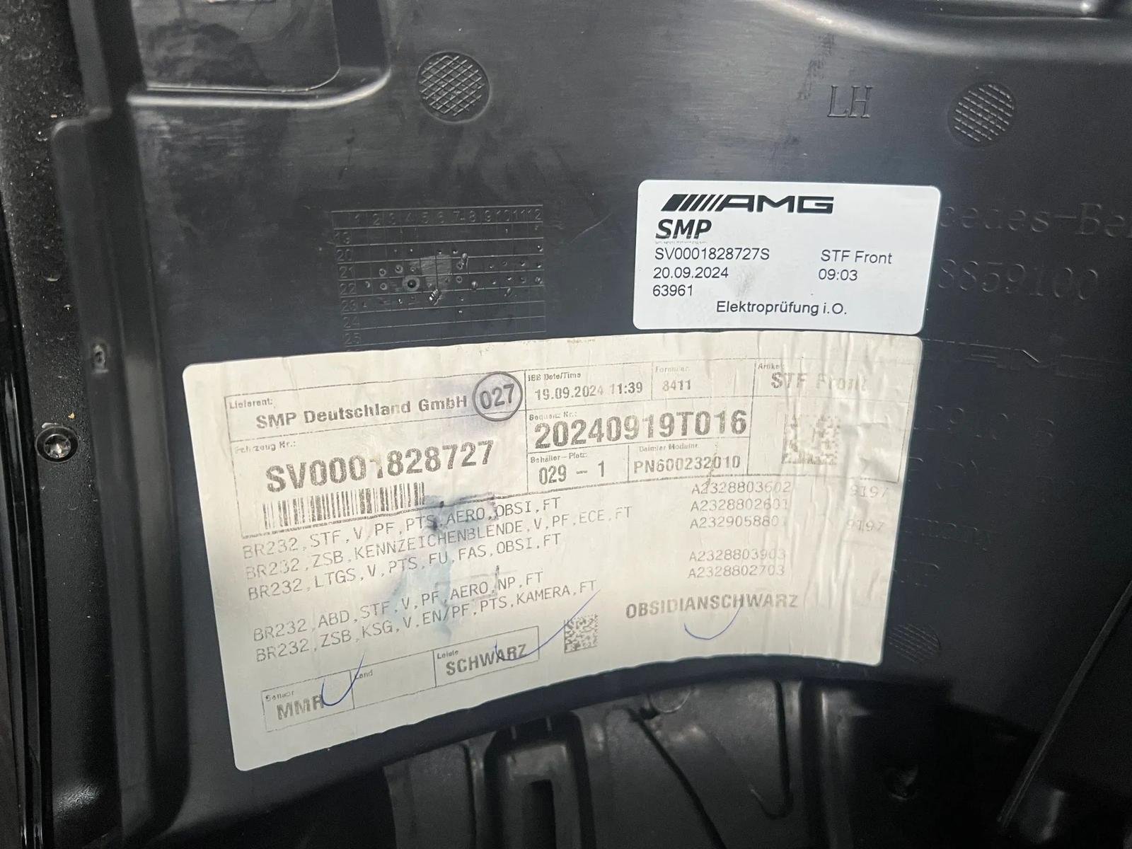 Mercedes-Benz SL63 AMG R232/W232 Front Bumper - Image 12