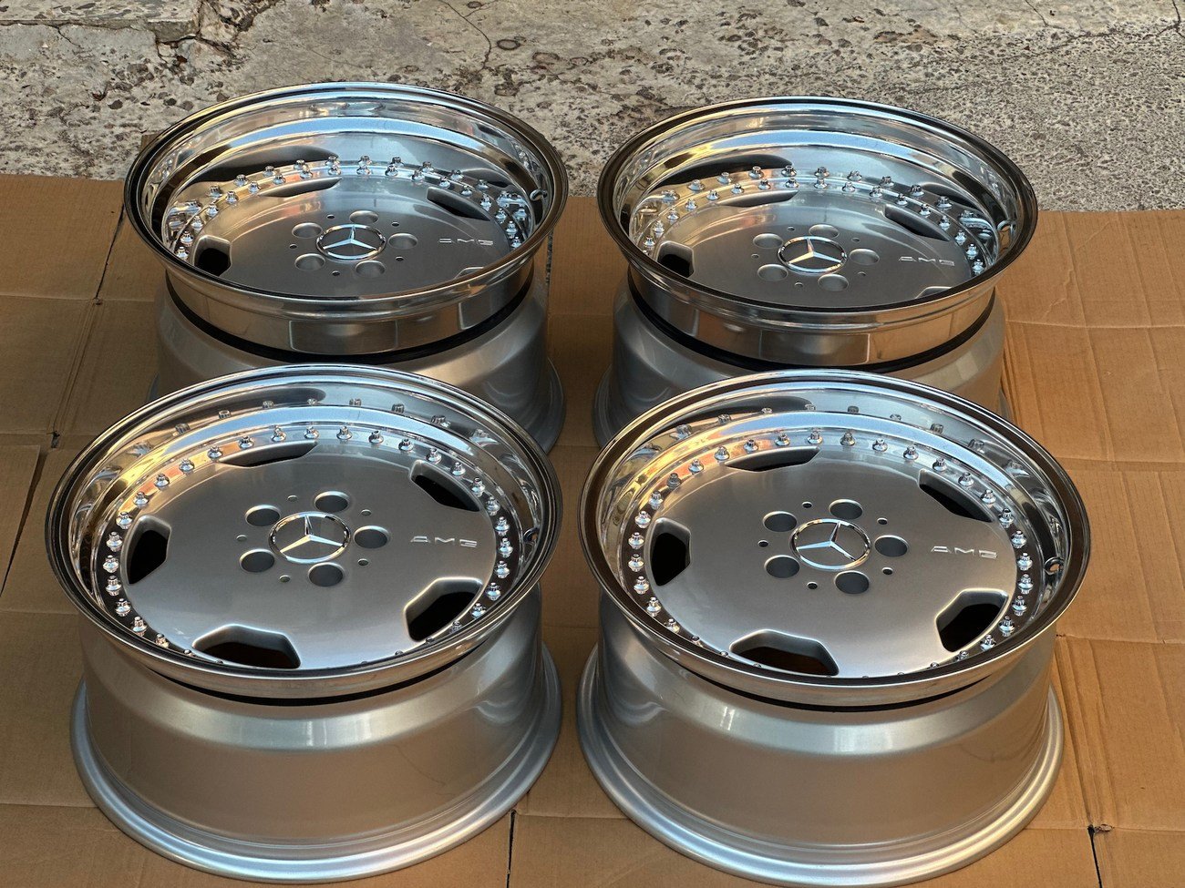 Staggered 3-Piece 17 AMG Aero III Wheels - Image 6
