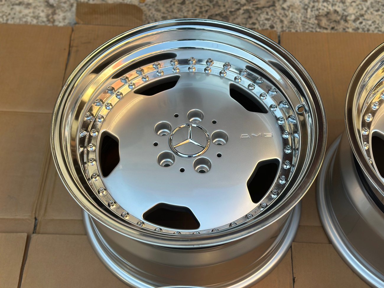 Staggered 3-Piece 17 AMG Aero III Wheels - Image 11