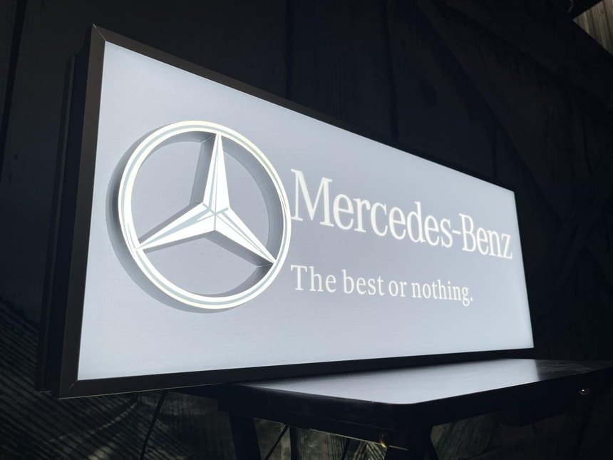 Mercedes-Benz Promotional Illuminated Sign