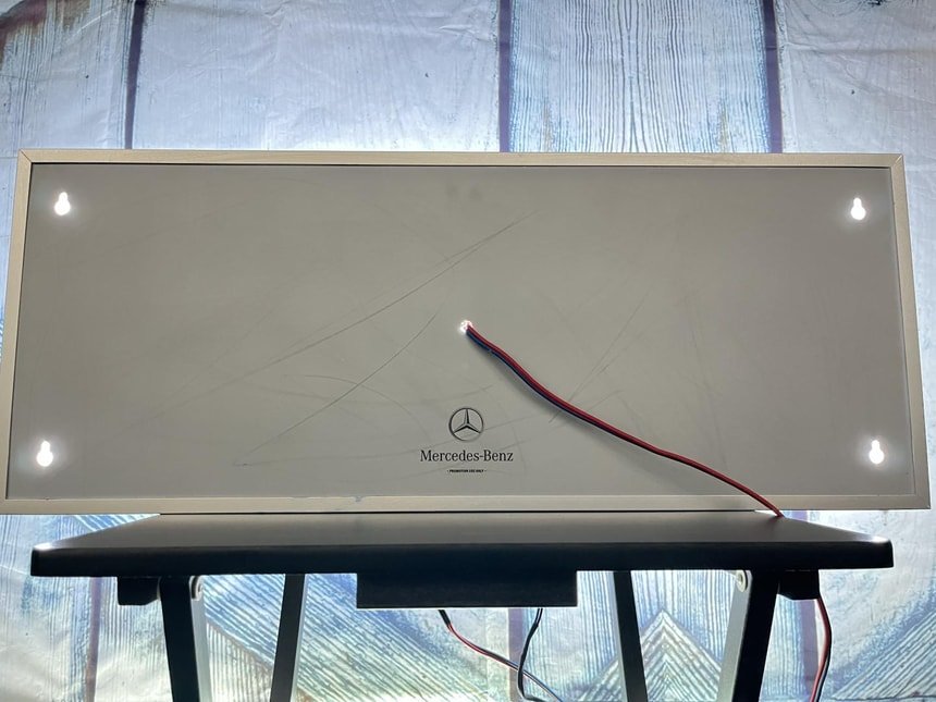 Mercedes-Benz Promotional Illuminated Sign - Image 2