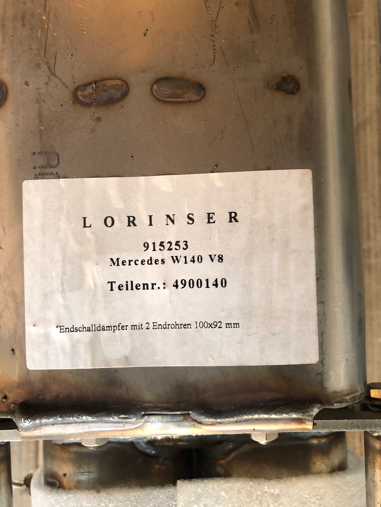NOS Lorinser Exhaust for Mercedes-Benz W140 - Image 11