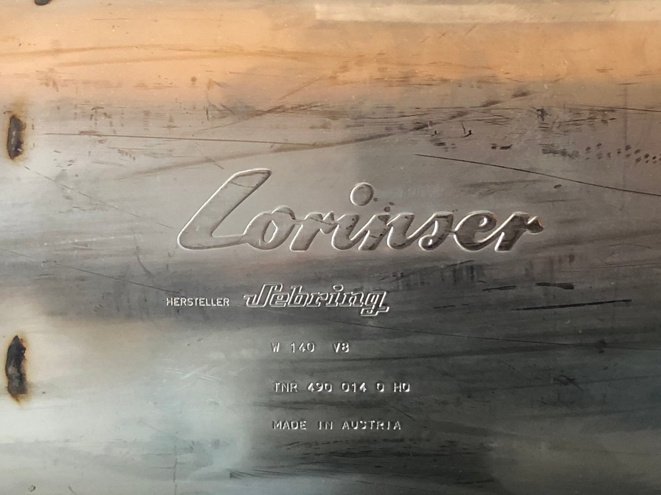 NOS Lorinser Exhaust for Mercedes-Benz W140 - Image 8