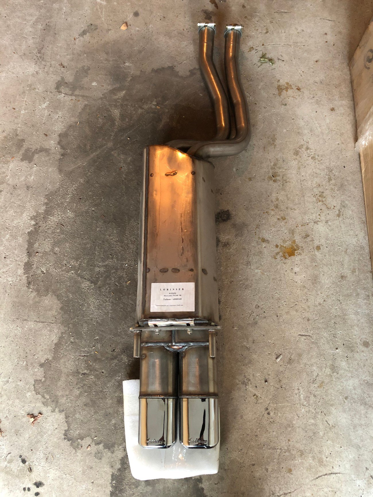 NOS Lorinser Exhaust for Mercedes-Benz W140 - Image 5