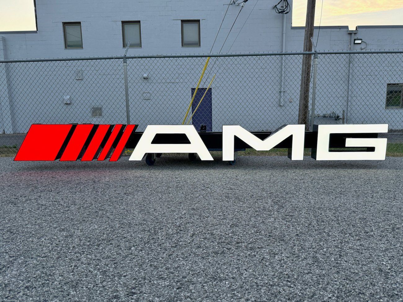 Mercedes-AMG illuminated sign - Image 7