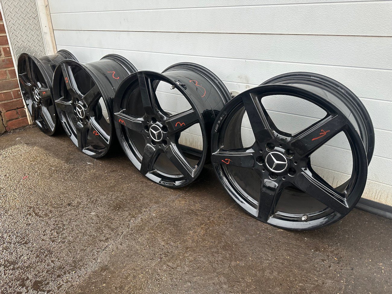 19" Staggered W218 CLS AMG Wheels