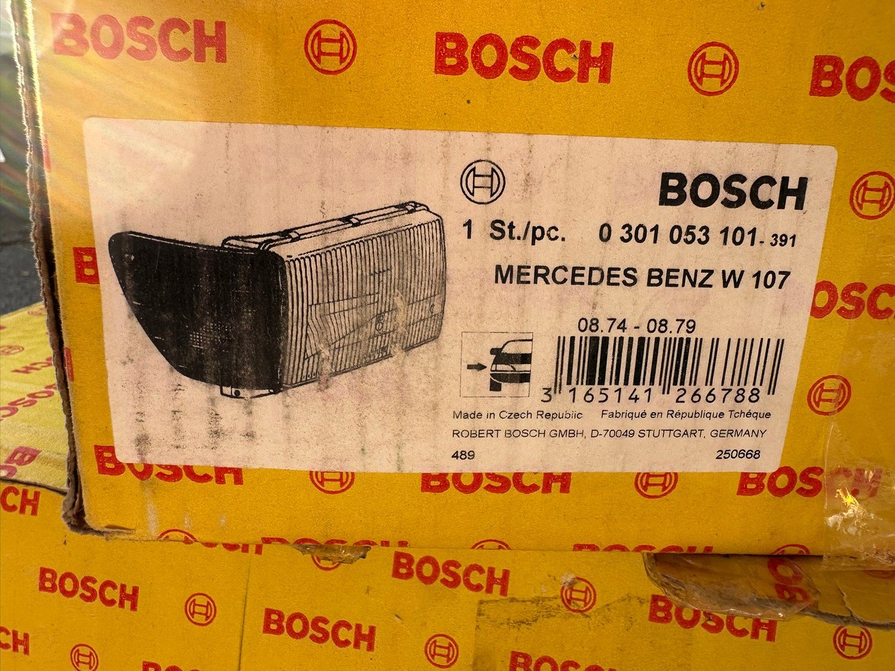 NOS Bosch R107 European Headlamps - Image 14