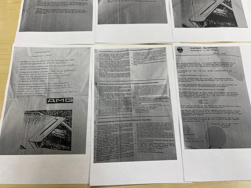 Premerger AMG S123 Wagon Spoiler - Image 4