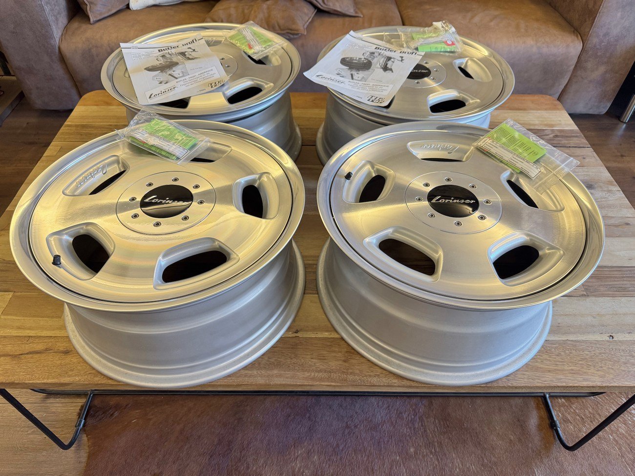 NOS 3-Piece 17″ Lorinser RSK-3 Wheels - Image 11