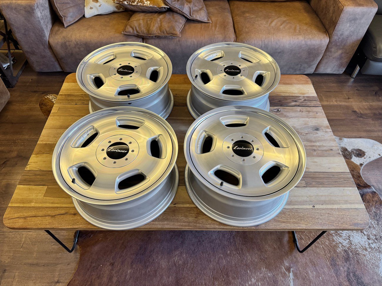 NOS 3-Piece 17″ Lorinser RSK-3 Wheels - Image 12