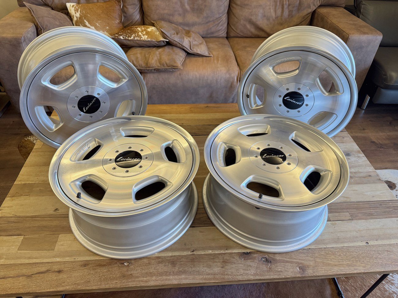 NOS 3-Piece 17″ Lorinser RSK-3 Wheels - Image 13