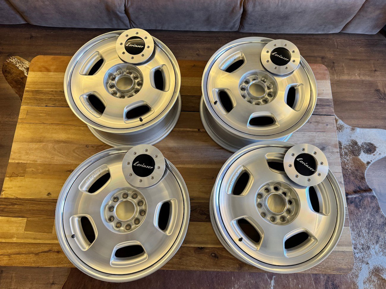 NOS 3-Piece 17″ Lorinser RSK-3 Wheels - Image 10