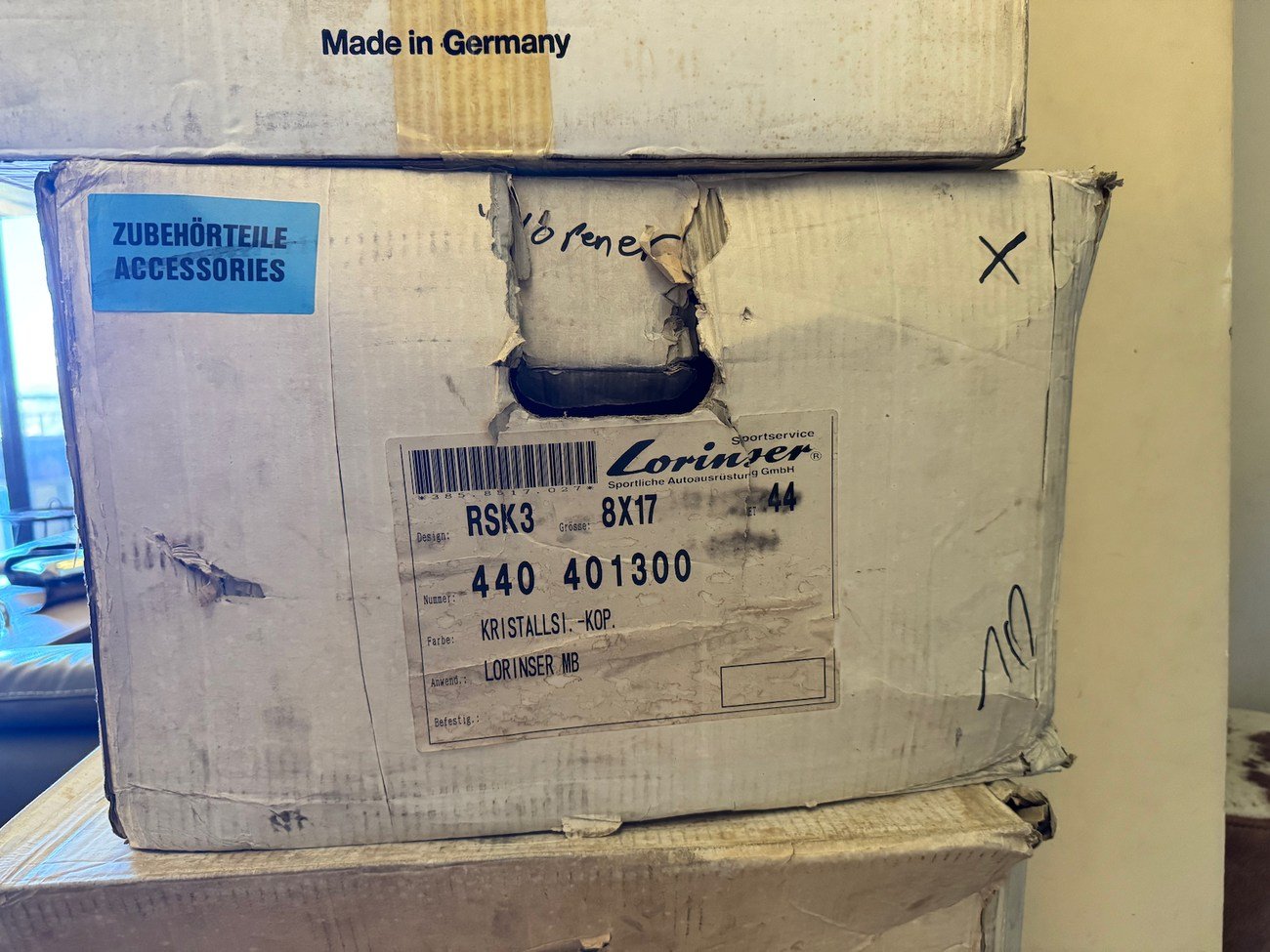 NOS 3-Piece 17″ Lorinser RSK-3 Wheels - Image 8