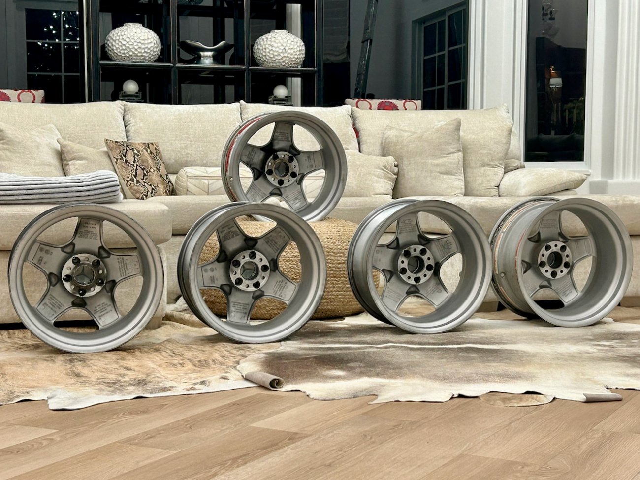 18″ AMG Monoblock Style I Sport wheels — Set of 5