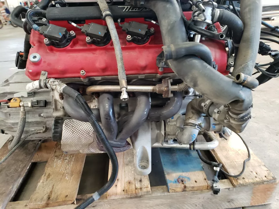 2005 MASERATI QUATTROPORTE M139 4.2L V8 COMPLETE ENGINE MOTOR TESTED 34K! 501 - Image 5