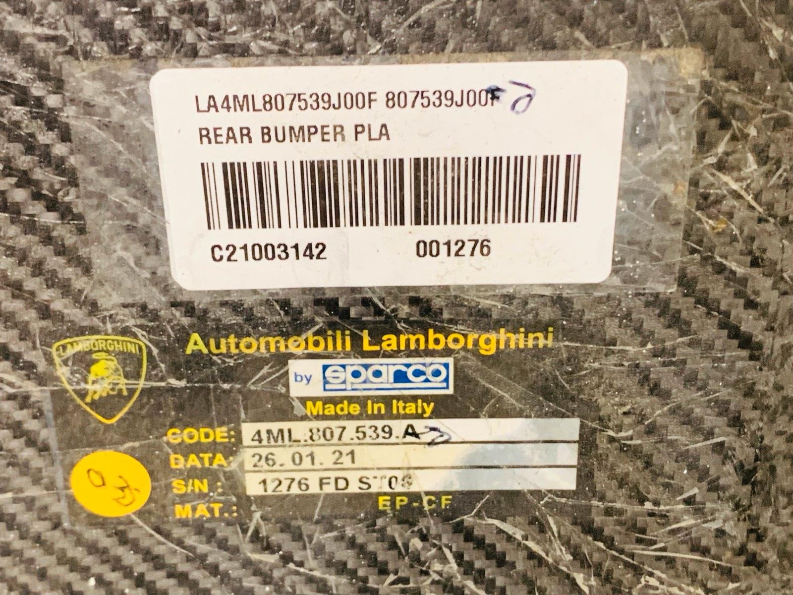 Lamborghini Urus Performante Carbon Rear Bumper - Image 7