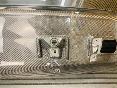 Lamborghini Urus Rear Bumper Carbon Diffuser - Image 5