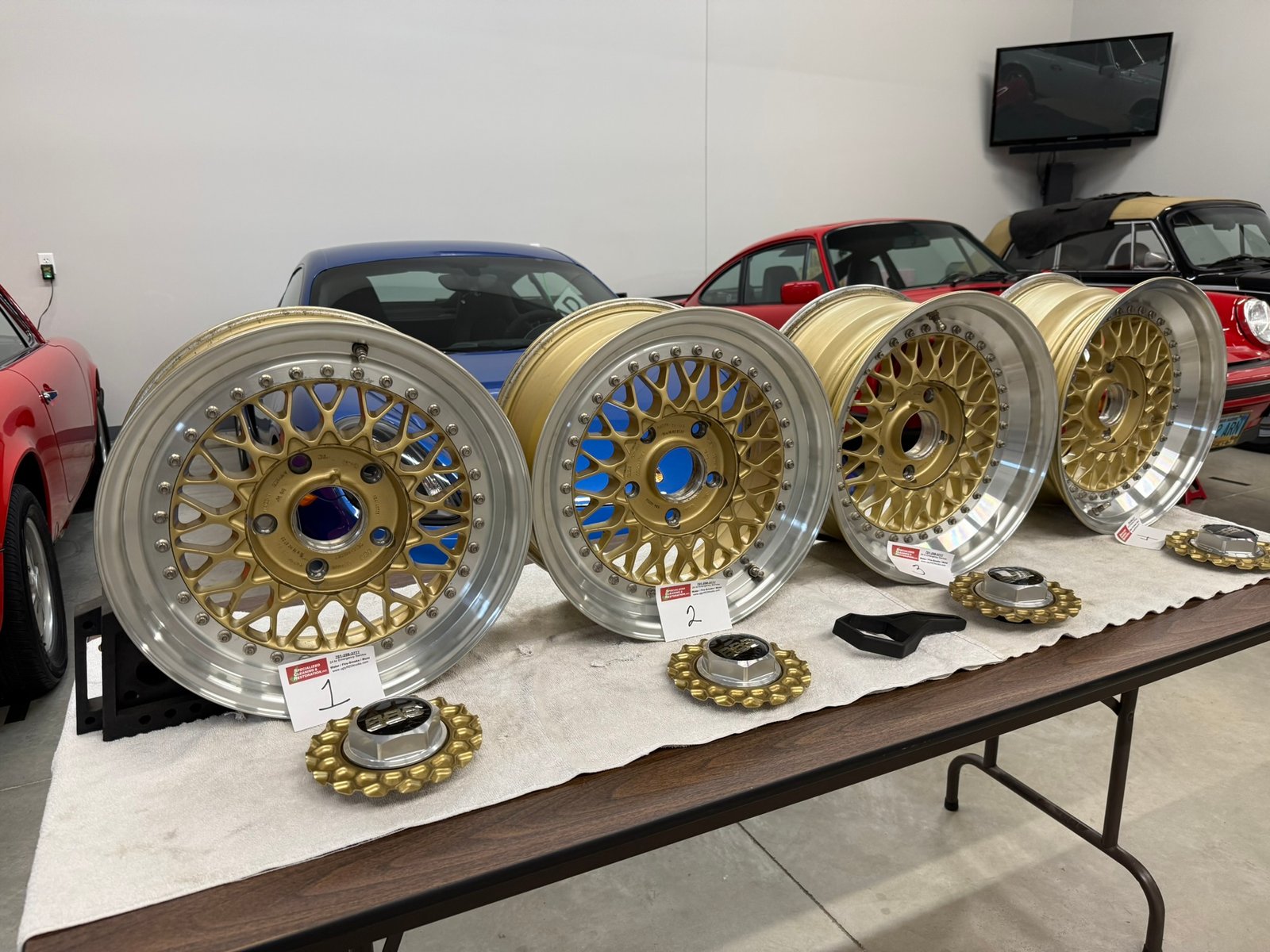 16×7″ and 16×8″ BBS RS Wheels for Porsche